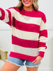 MOCO Exclusive Coastal Chic Striped Sweater- Multiple Colors!