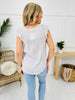 Tied And Timeless Top in Grey