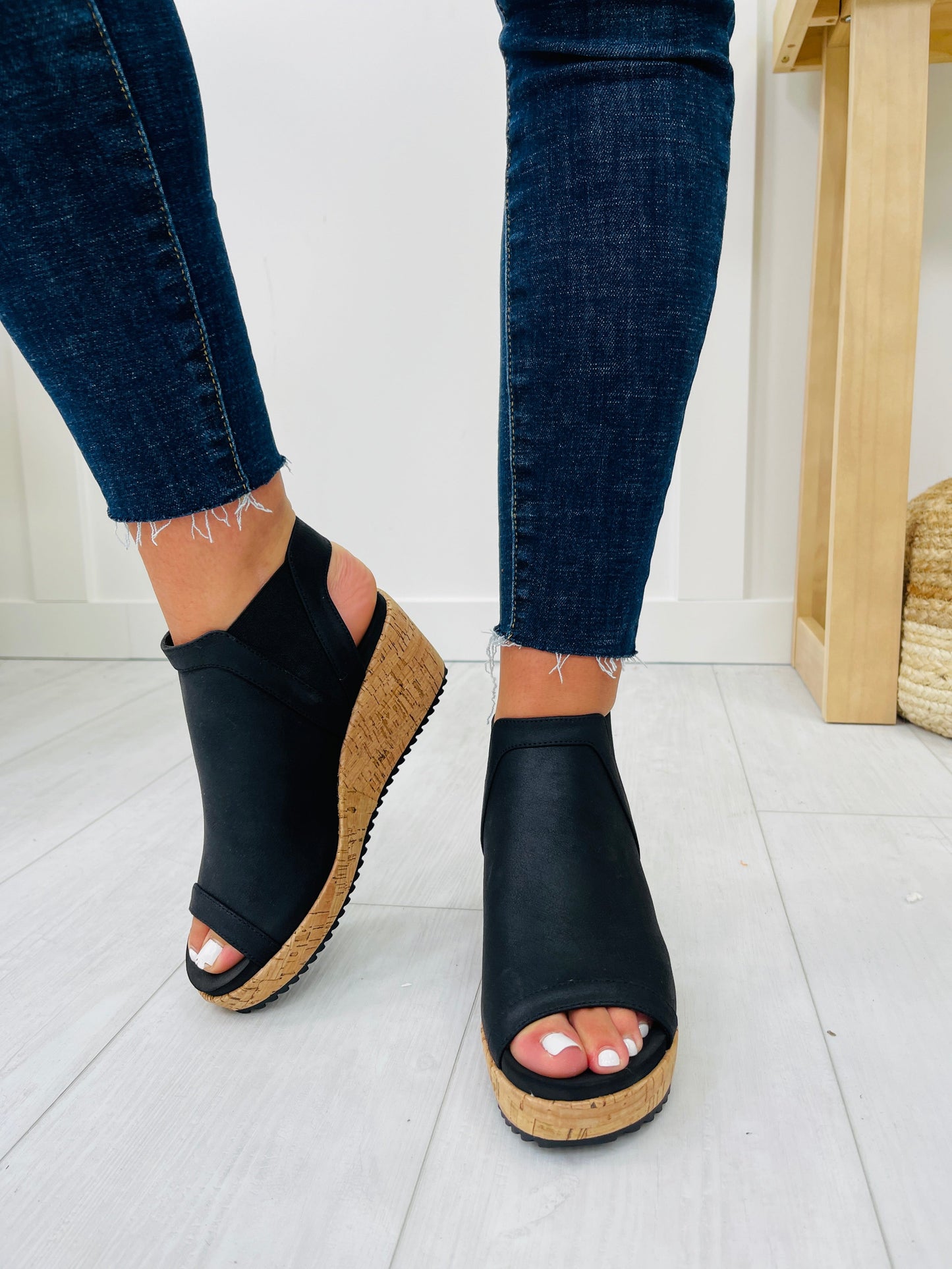 Playing By The Rules Wedges In Black