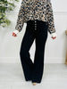 Bold Moves Tummy Control Black Wide Leg Jeans