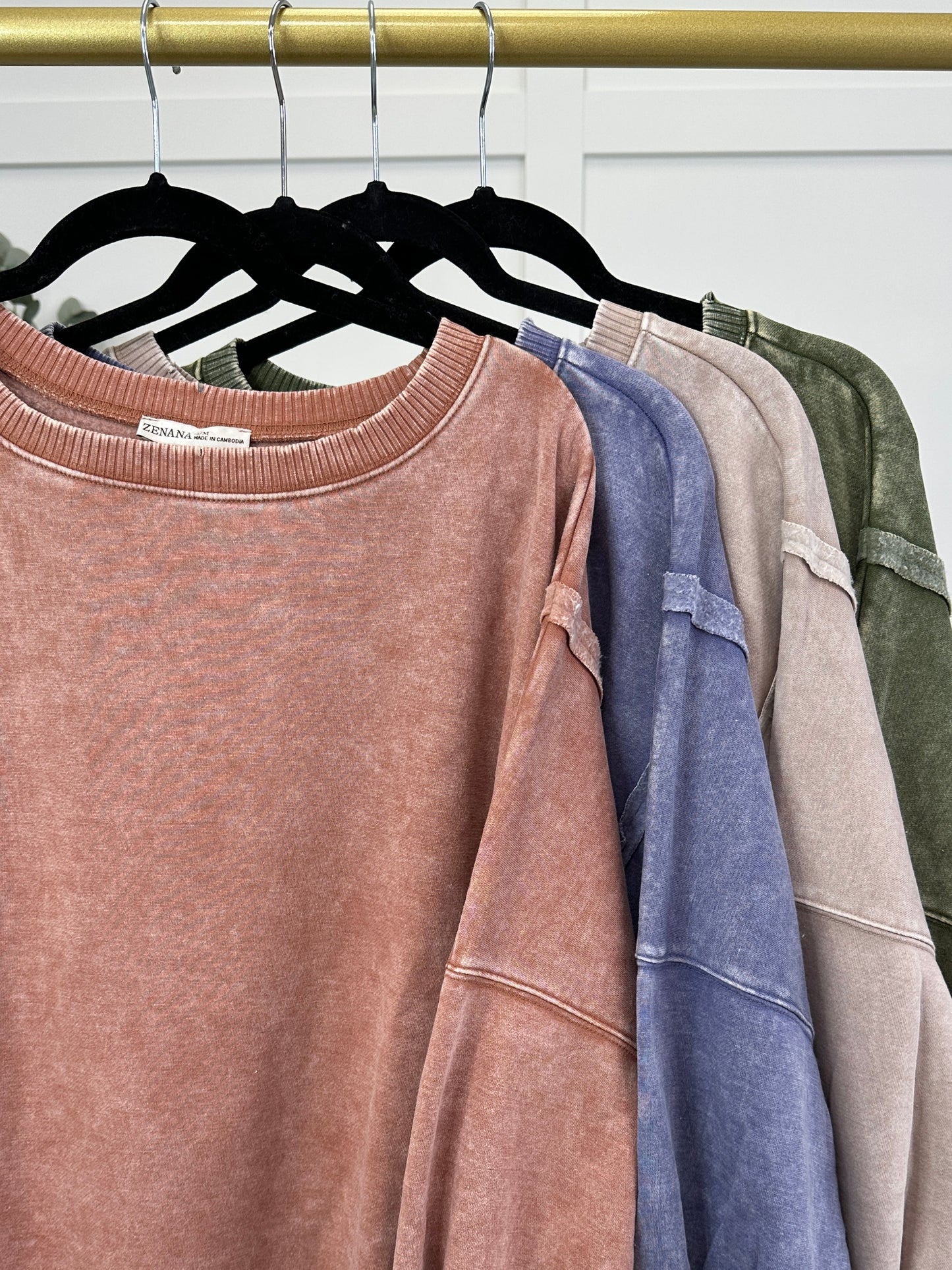 The Comfort Zone Pullover In Multiple Colors