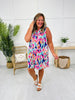 Palms And Plans Dress in Cocoa Beach Print