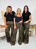 Judy Blue Walk On The Wild Side Retro Wide Leg Leopard Jeans