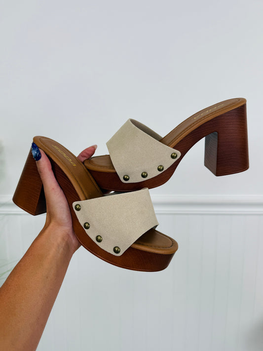 Sunset Strolls Heels In Wheat