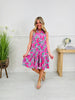 The Gone Coastal Dress In Naples Print