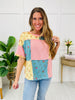 The Garden Patch Top In Coral