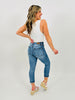 Restock! Judy Blue REG/CURVY Go Against The Grain Capri Jeans