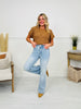 Made You Look Tummy Control Flare Vintage Wash Jeans