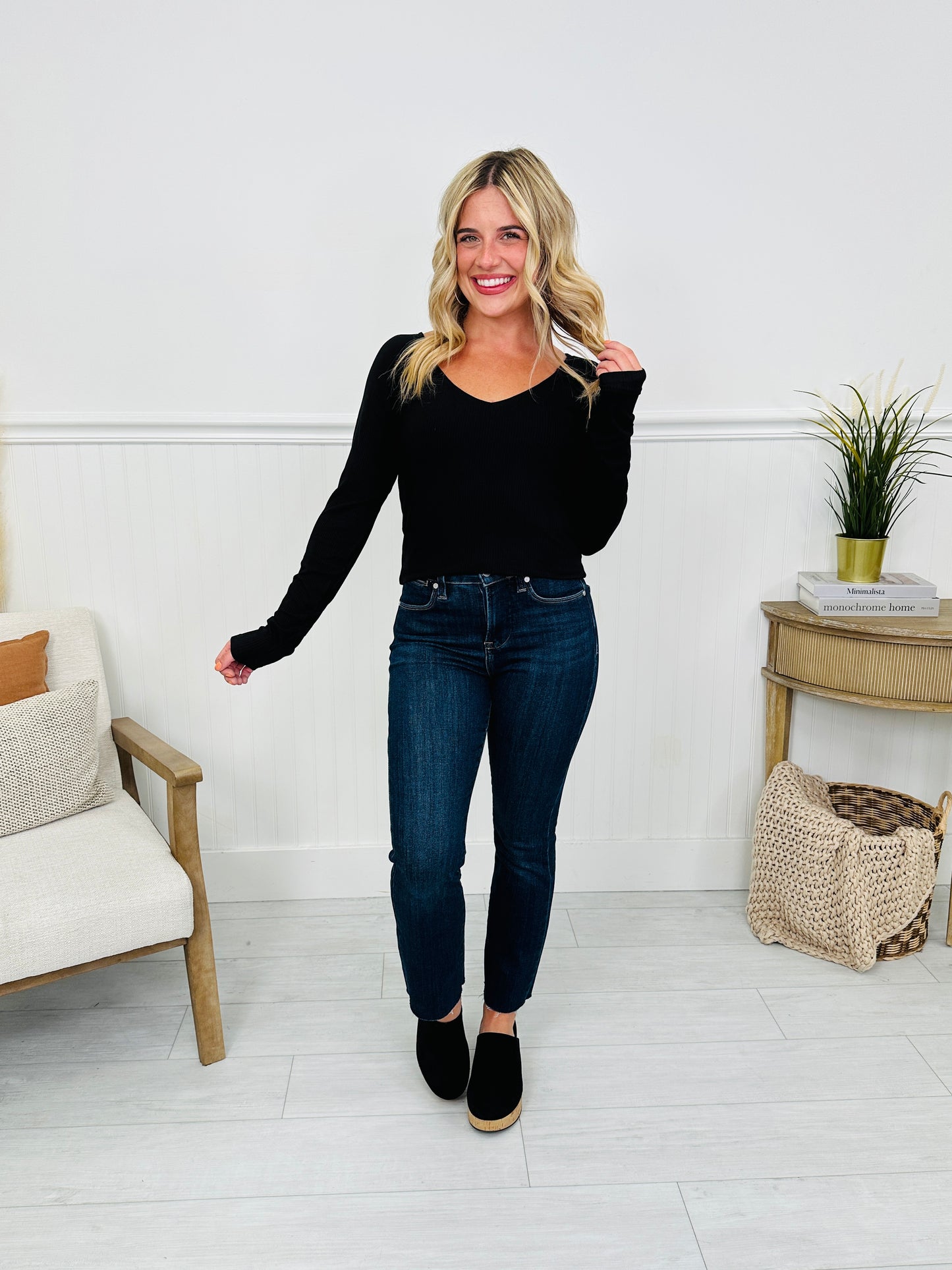 MOCO Exclusive Simple And Sweet Long Sleeve Top- Multiple Colors!