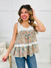 PREORDER! Golden Meadow Tank Top In Beige