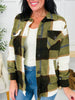 DOORBUSTER! Rustic Runway Shacket in Olive