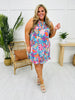 Palms And Plans Dress in Santa Monica Print