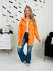DOORBUSTER! Breezy Commute Shacket in Lt Orange
