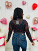 Cupid's Favorite Top in Black/Red