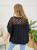 Unraveled Beauty Pullover in Black