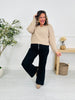 Bold Moves Tummy Control Black Wide Leg Jeans