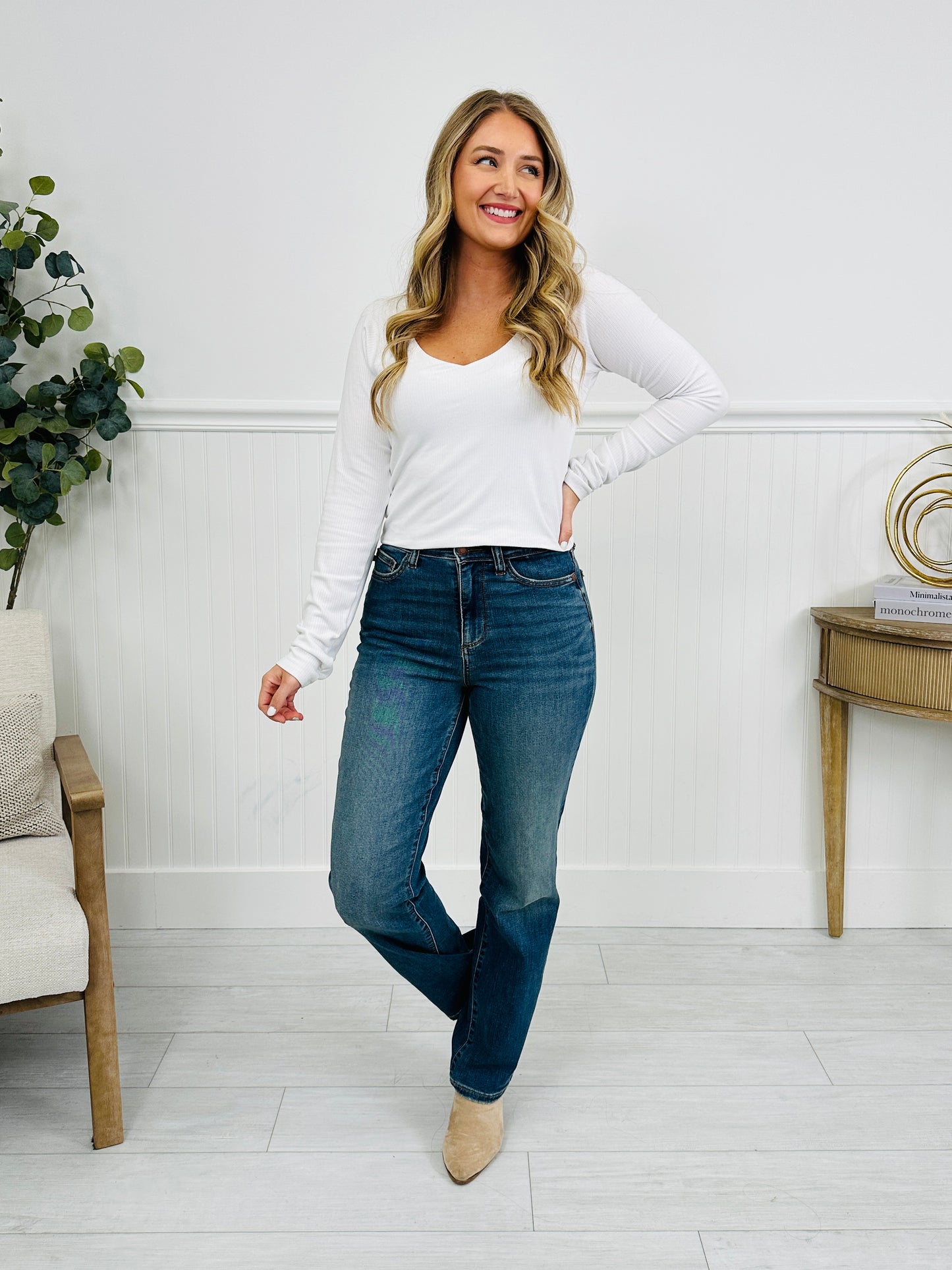 Judy Blue Switch It Up Straight Jeans