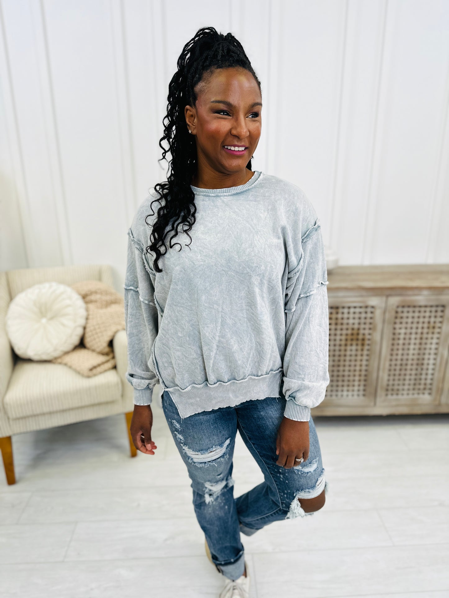 Only Time Will Tell Pullover- Multiple Colors!