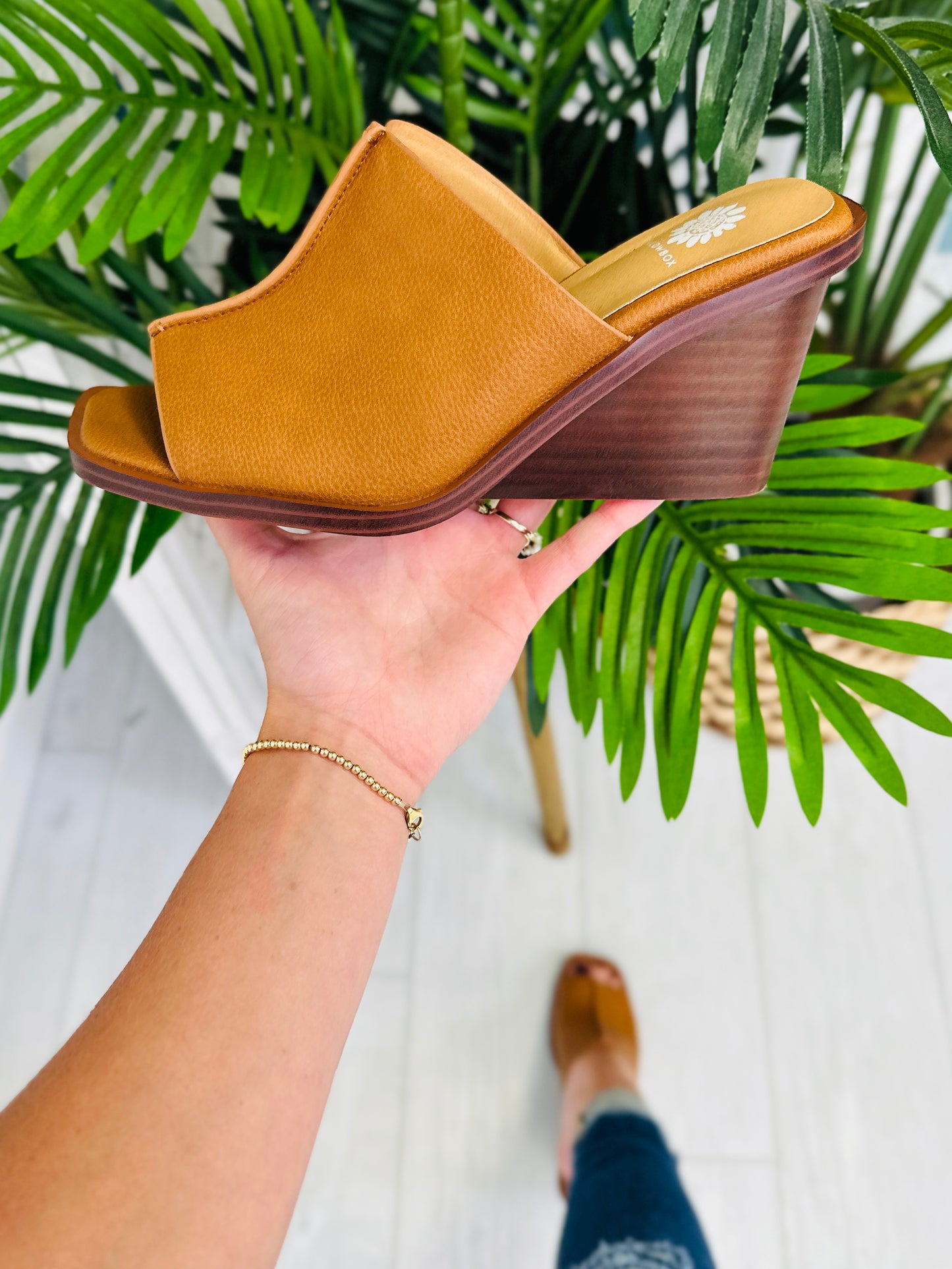 My Flirty Side Wedges In Tan