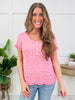 Soft Hearted Top In Pink