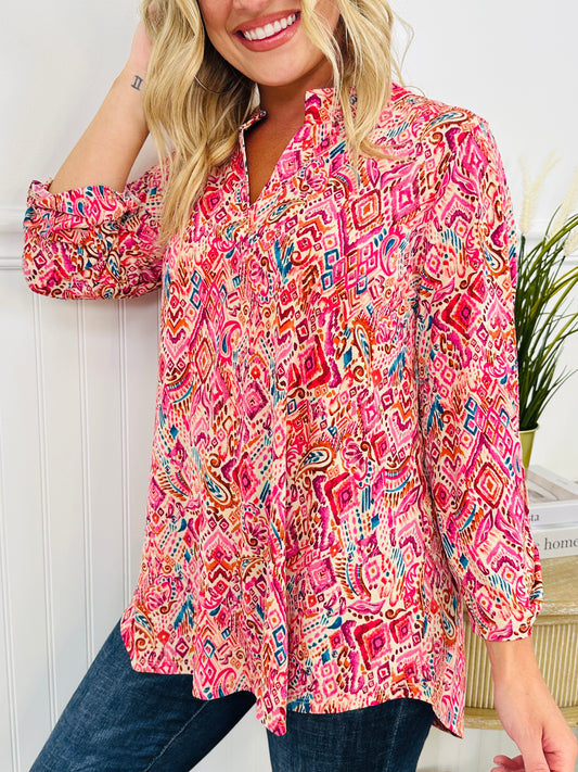 Fall Into You Top in Taupe
