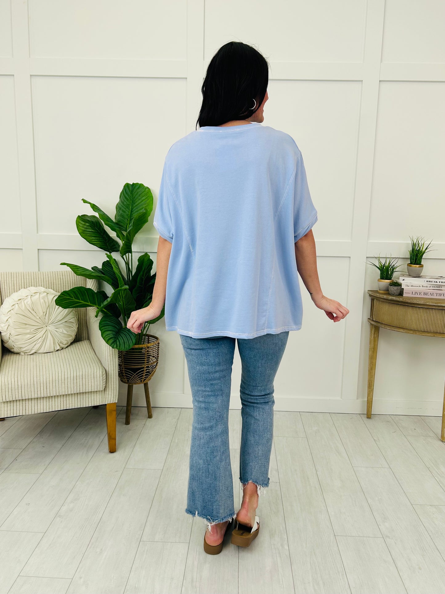The Simply Yours Top In Light Blue