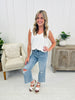 RFM Don't Look Back Cropped Wide Leg Jeans in Reg/Curvy