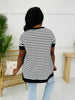 Morning Ease Top in Off White/Black