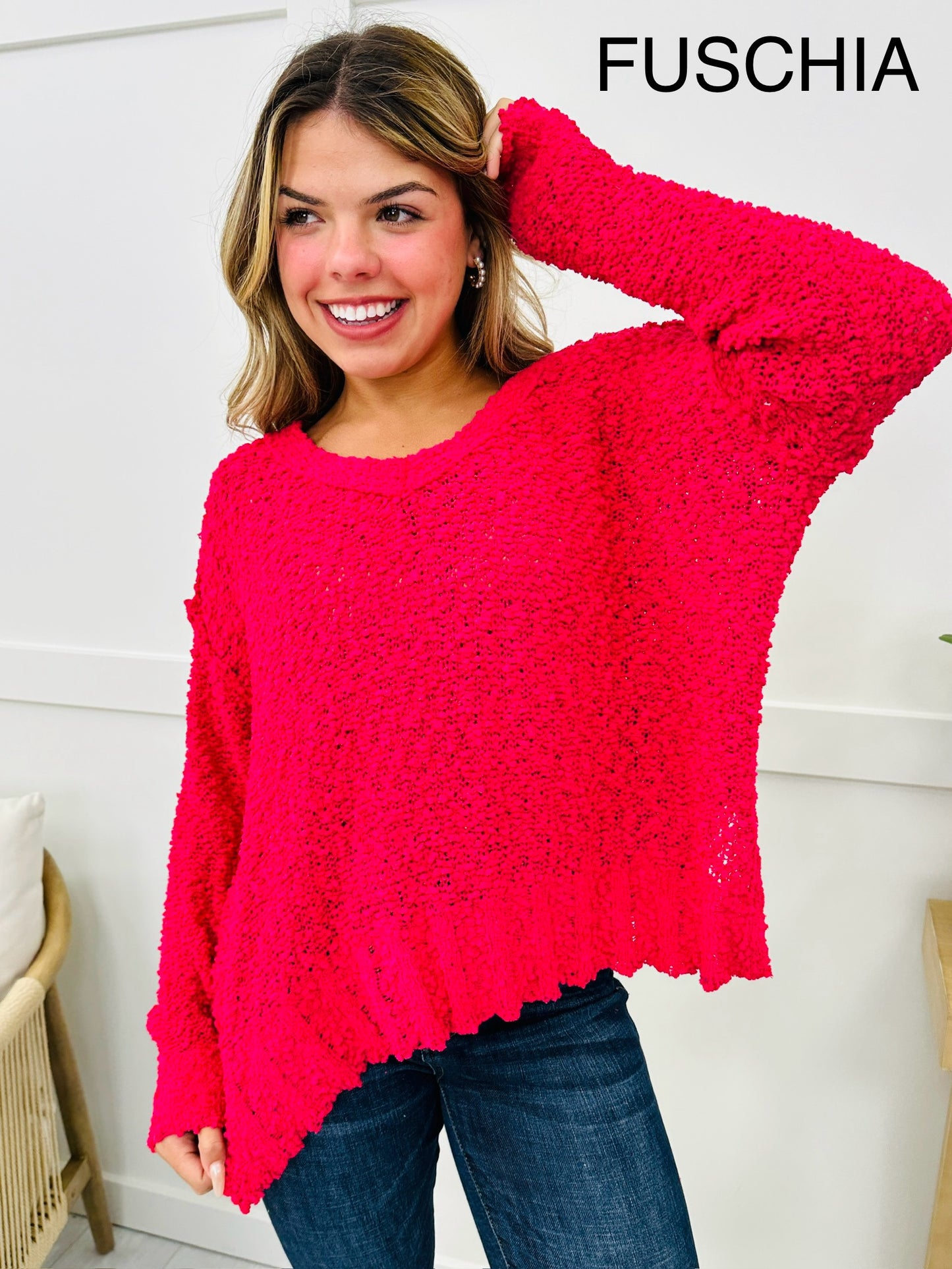 REG/CURVY Essential Ease Sweater- Multiple Colors!