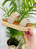 The Coastal Way Sandals In Natural Raffia