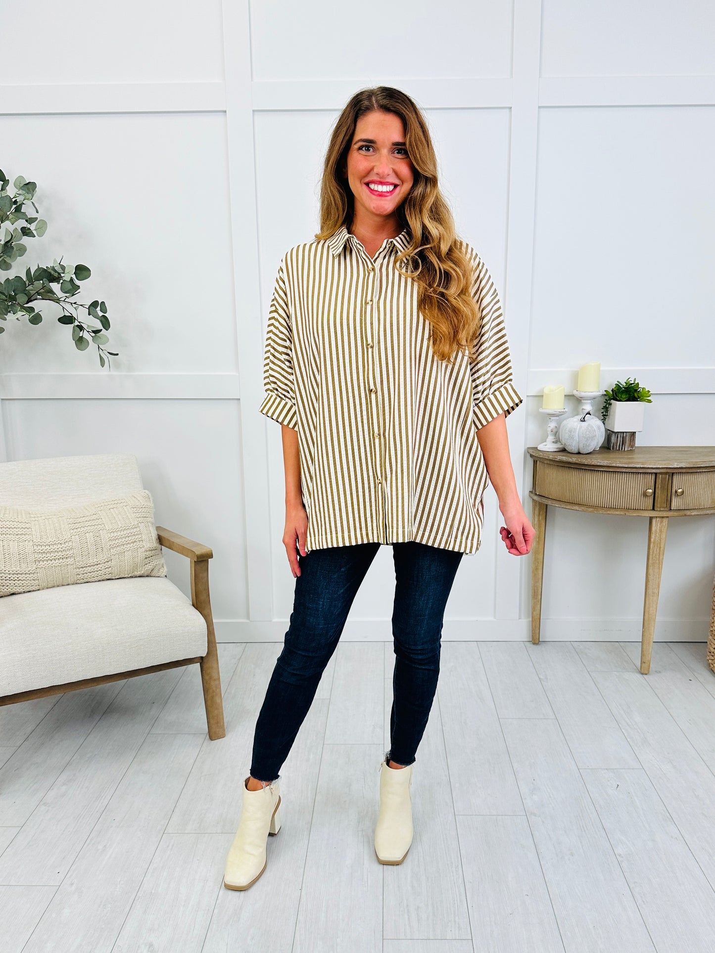 Olive & Oat Top