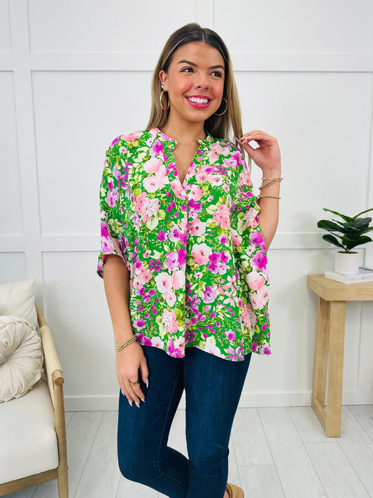 REG/CURVY Petals Of Joy Top