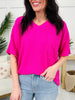 Confidence On Repeat Top- Multiple Colors!