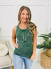 DOORBUSTER! Bright And Buttoned Tank Top- Multiple Colors!