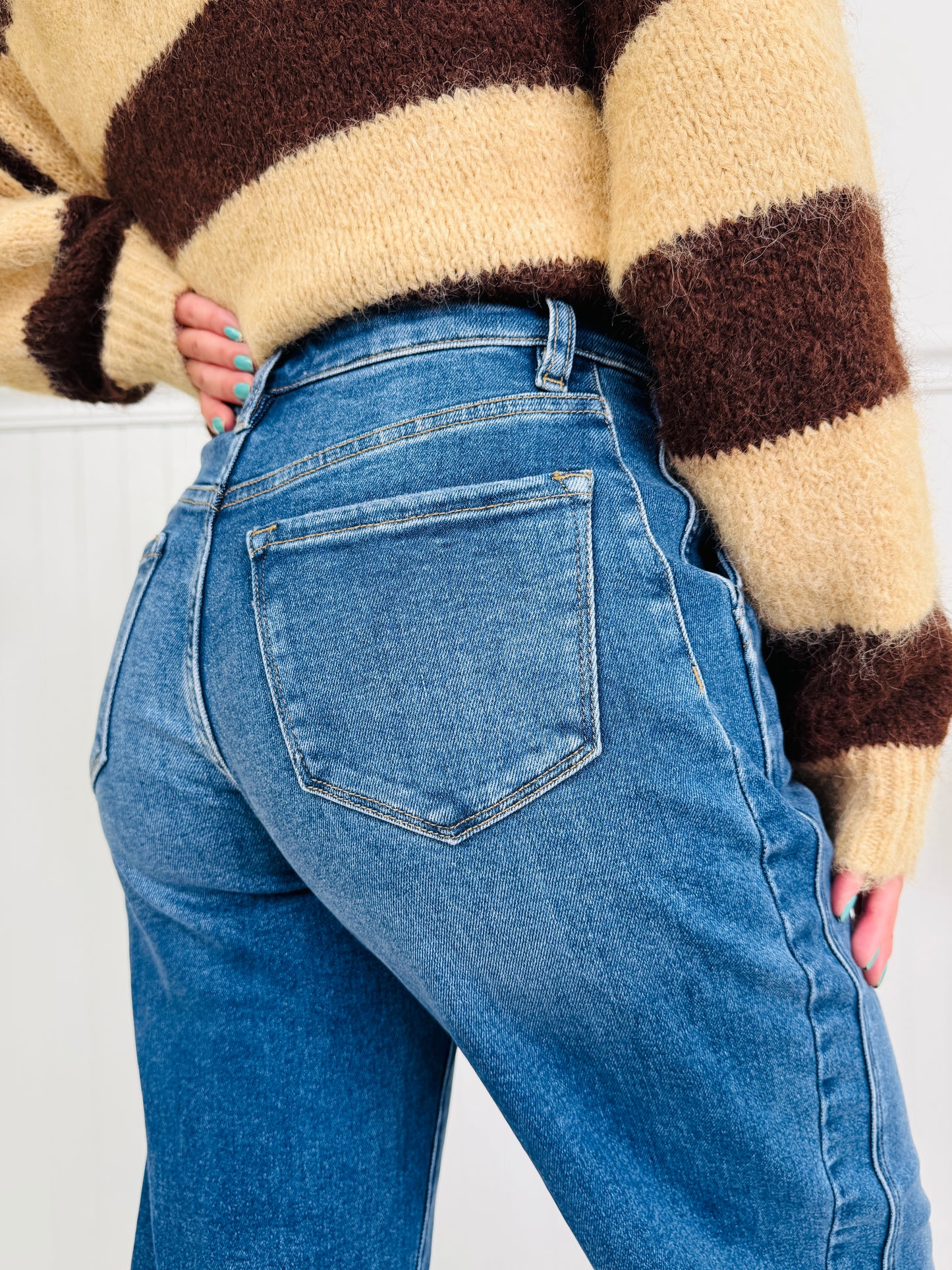 Style In Session Tummy Control Slim Barrel Jeans