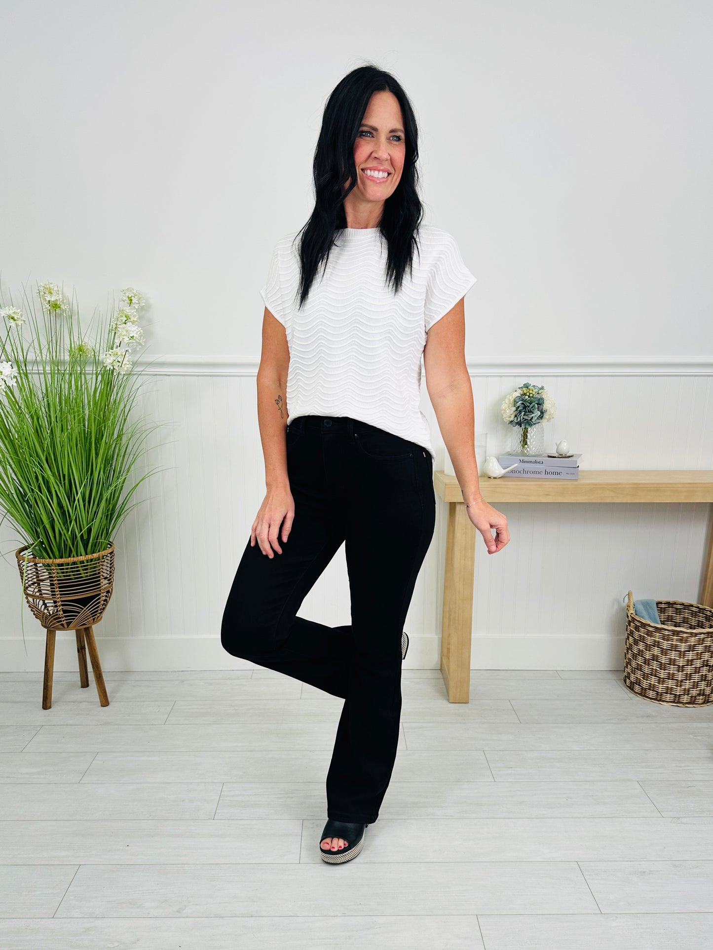 Judy Blue Power Move Tummy Control Bootcut Jeans In Regular And Petite