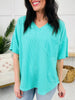 Confidence On Repeat Top- Multiple Colors!