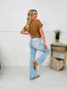 Made You Look Tummy Control Flare Vintage Wash Jeans