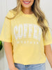 Coffee Weather Graphic Tee in Multiple Colors