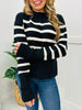 Beyond the Stripe Sweater In Oreo