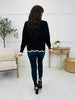 Contoured Comfort Sweater in Black