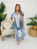 Pattern Crush Top in Blue