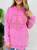 Peace Mode Sweatshirt in Pink