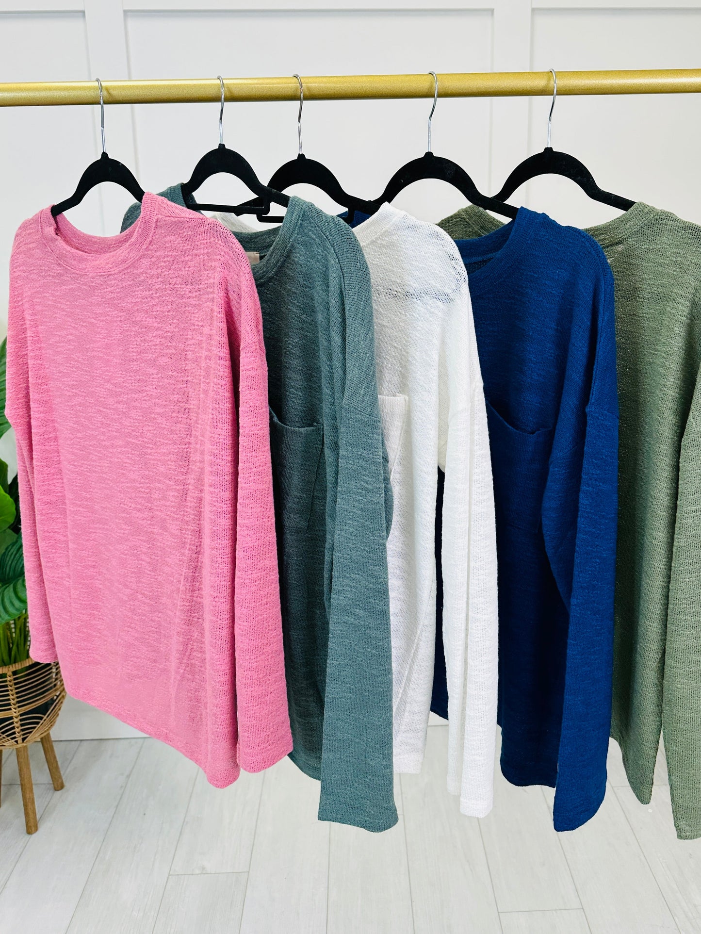 A Quiet Kind of Cozy Top In Multiple Colors