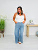Judy Blue Featherweight Flow Palazzo Jeans
