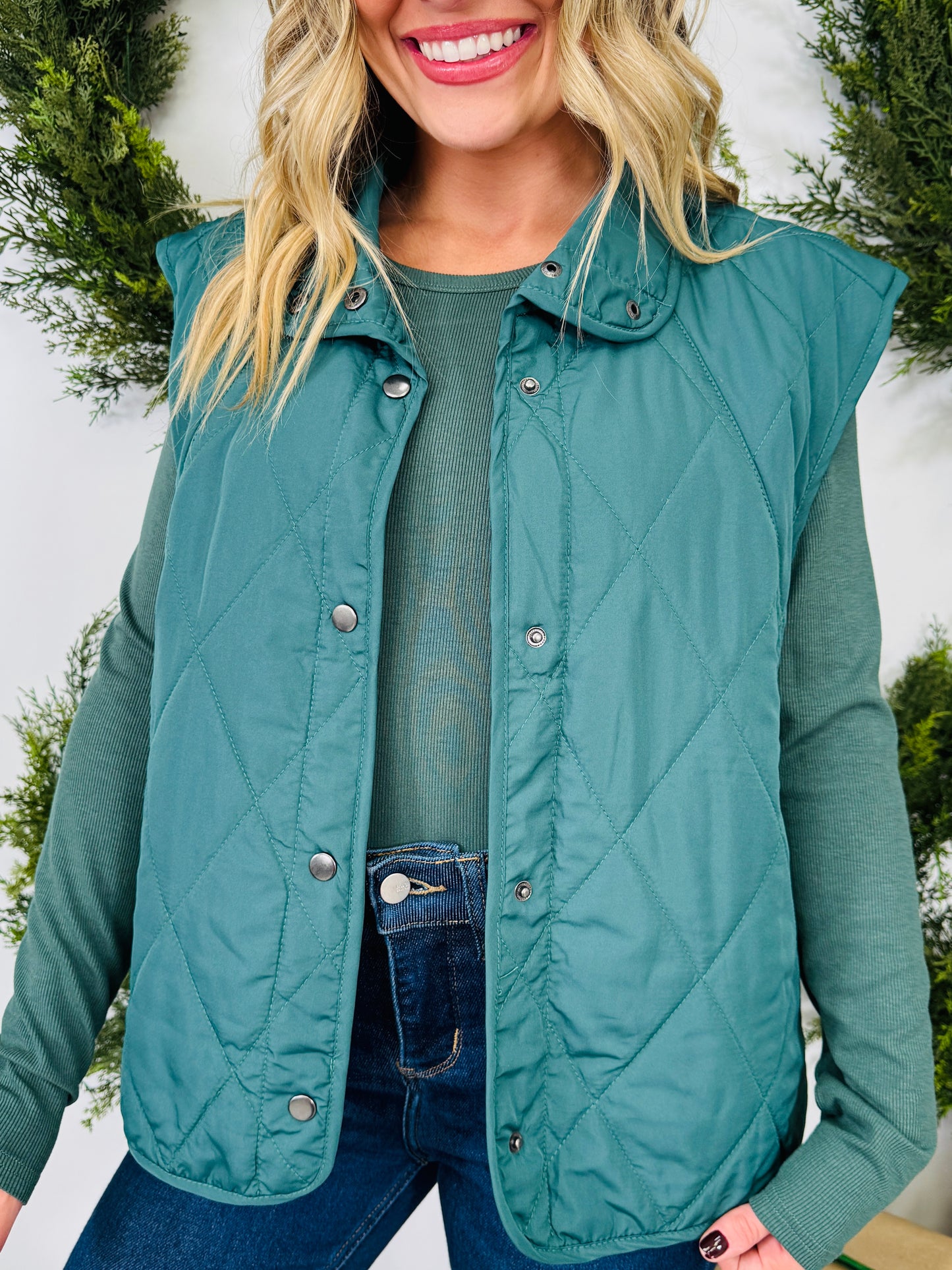 Quilted Classic Vest In Multiple Colors