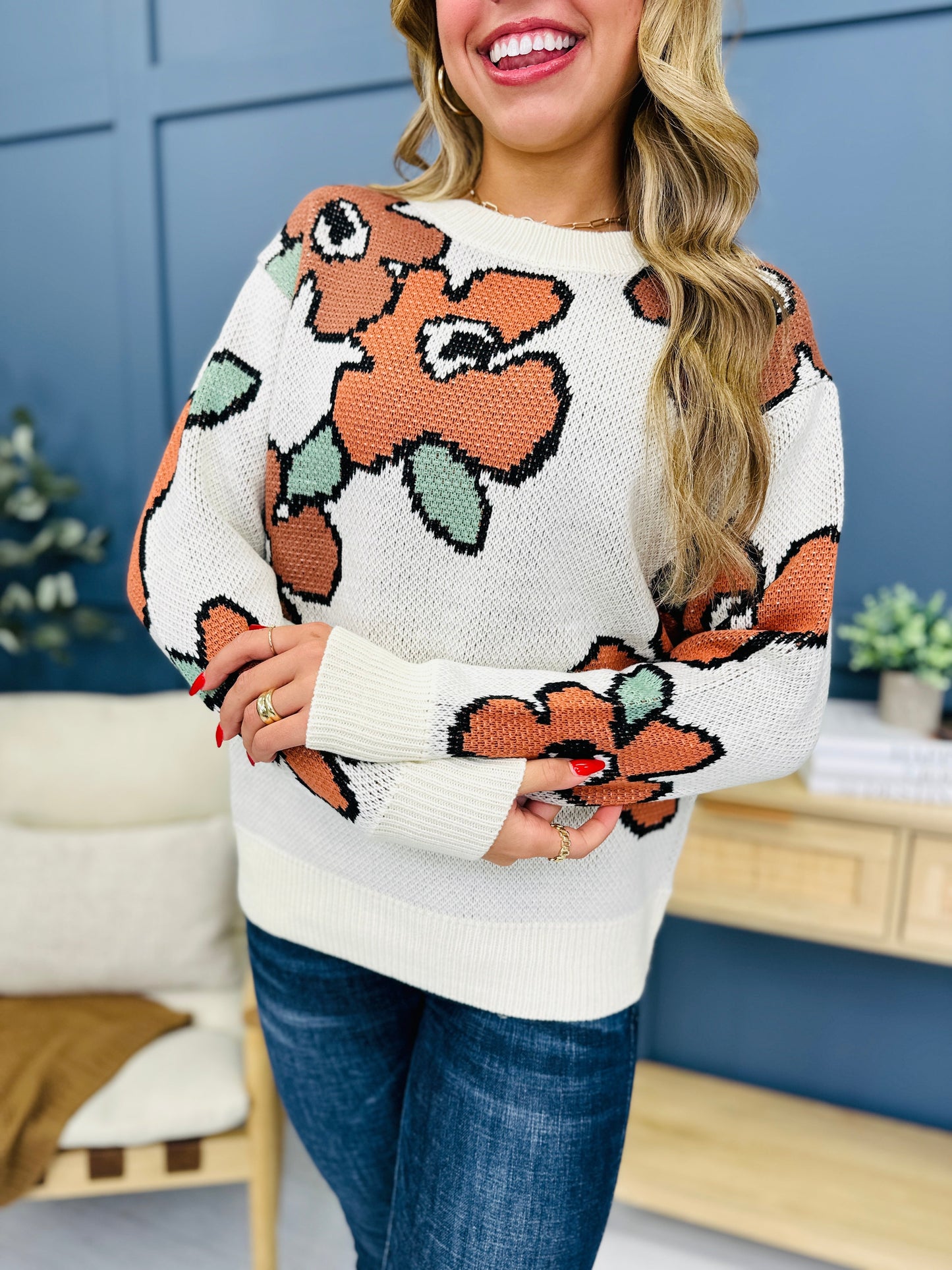 The Heart Of Fall Sweater