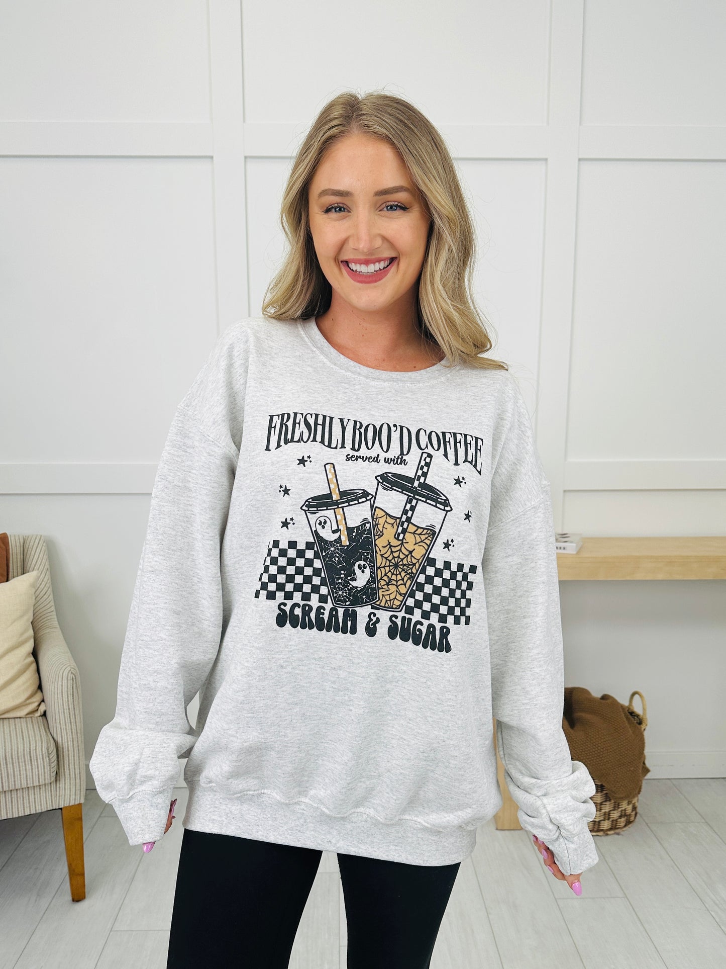 Scream and Sugar Graphic Crewneck Sweatshirt