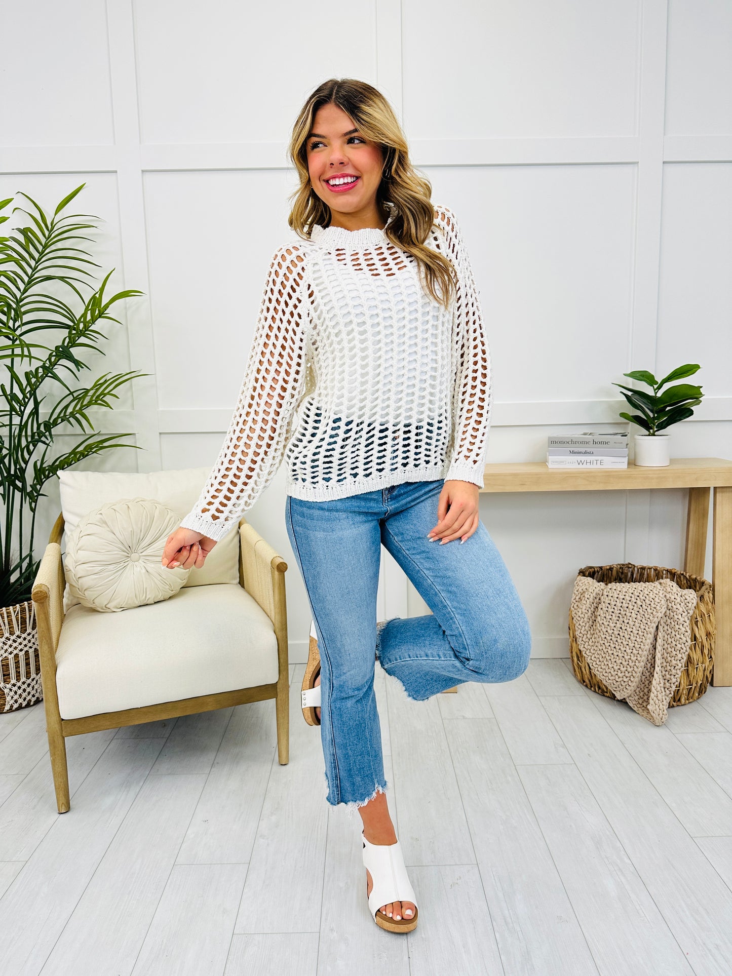 Seaside Knit Sweater- Multiple Colors!