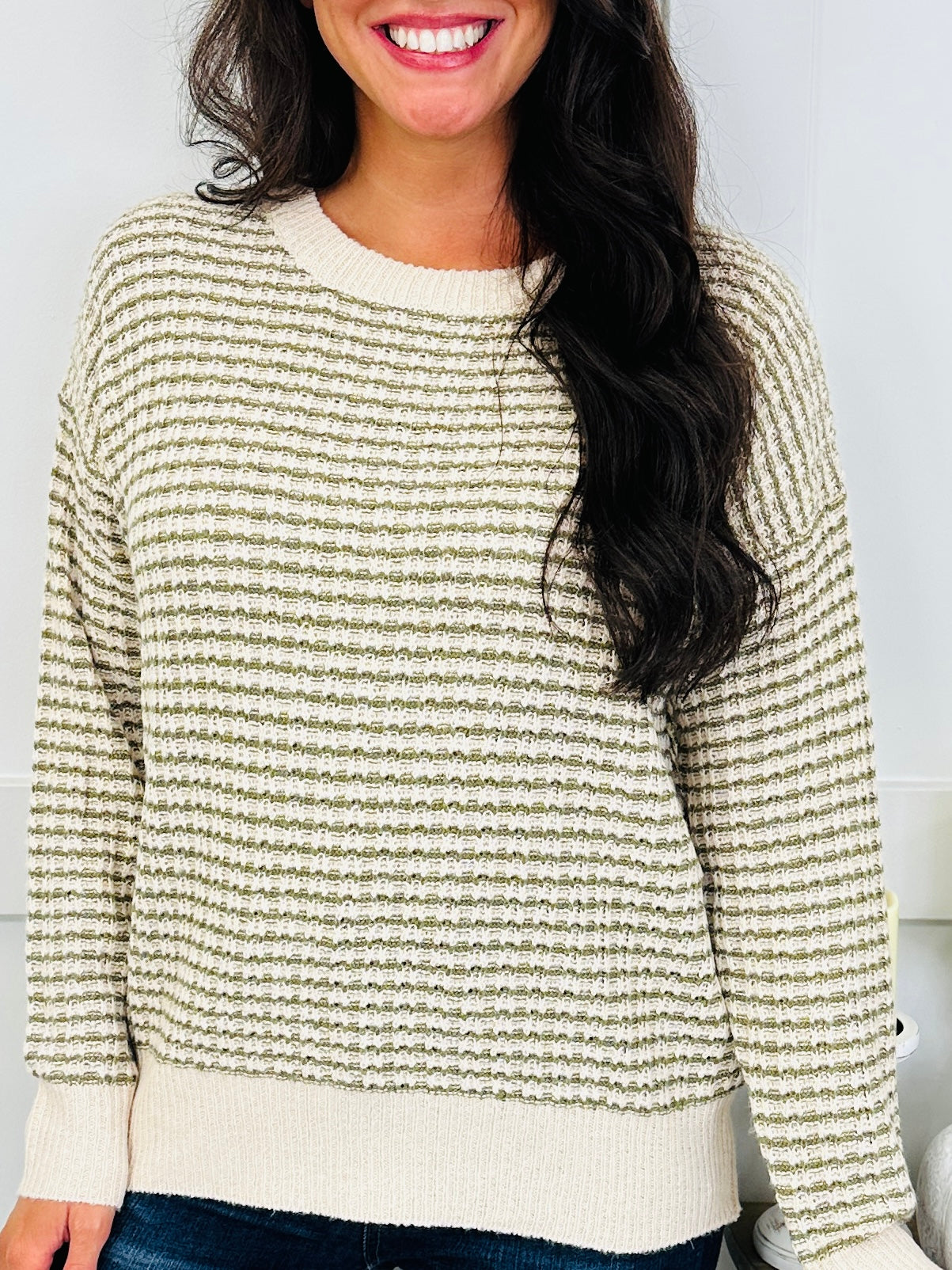 Cloudy Morning Sweater In Olive